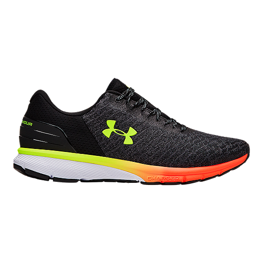 Under Armour Men S Charged Escape 2 Running Shoes Black Orange
