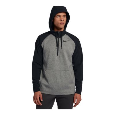 nike therma half zip training hoodie