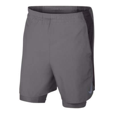 nike challenger 2 in 1 shorts