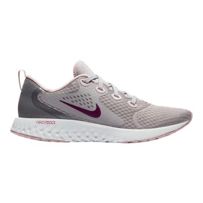 nike women's shoes grey and pink