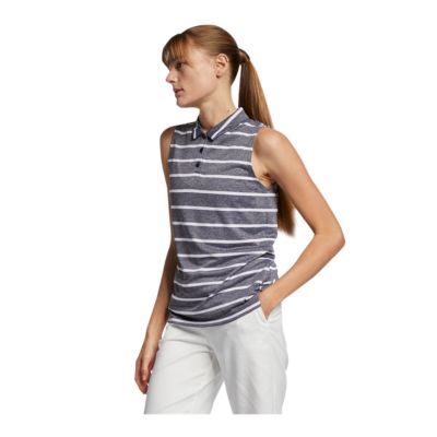 nike women's sleeveless polo shirts