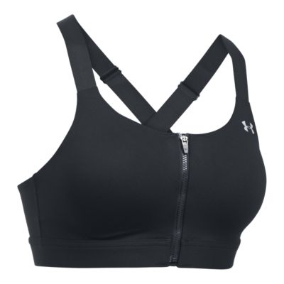 under armour vanish high zip sports bra