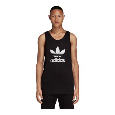 adidas trefoil vest mens