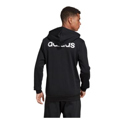 adidas men's essential fleece zip hoodie