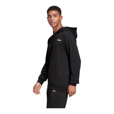 adidas men's french terry full zip hoodie