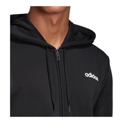 adidas men's essential fleece zip hoodie