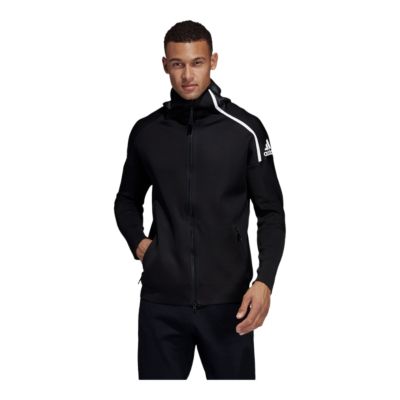 adidas men's zne full zip hoodie