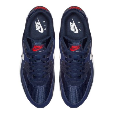 nike air max 90 essential navy white red