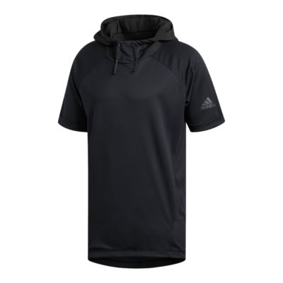 adidas short sleeve hoodie