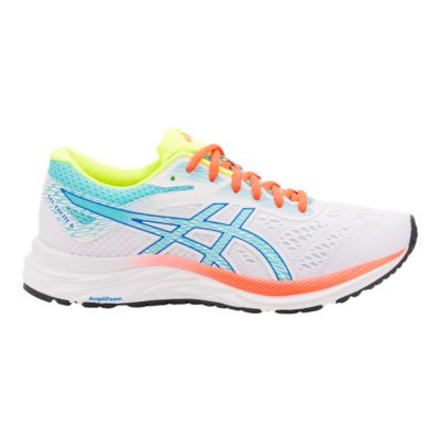 all white asics womens