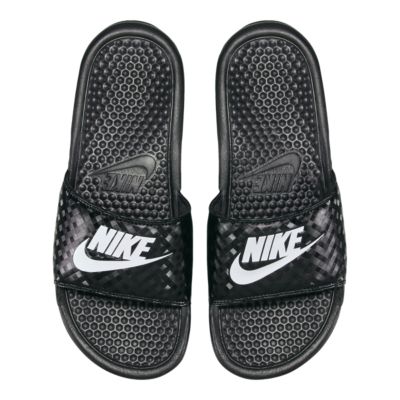 nike black sandals womens