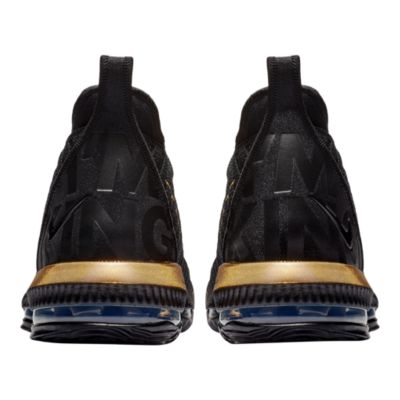 lebron xvi black and gold