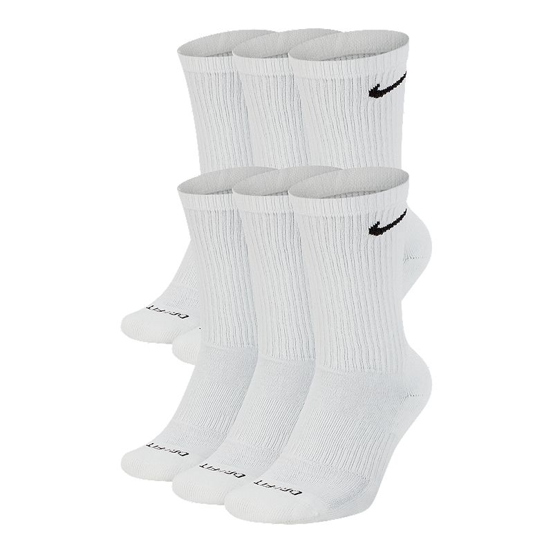 Nike Everyday Plus Athletic Crew Socks, Dri-Fit, 6-Pack | Sport Chek