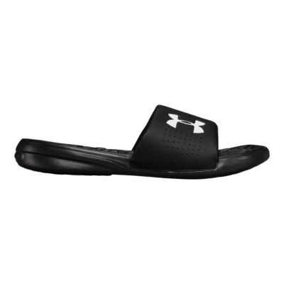 Slide Sandals - Black/White | Sport Chek