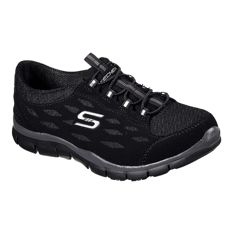 Skechers Women's Gratis Full Circle Shoes - Black | Sport Chek