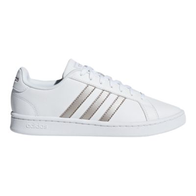 adidas grand court white platinum