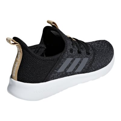 all black adidas women's cloudfoam