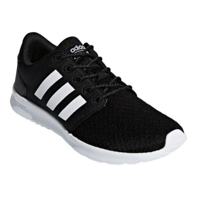 adidas qt racer black and white