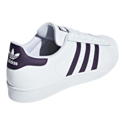 adidas superstar purple white
