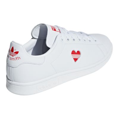 stan smith red heart