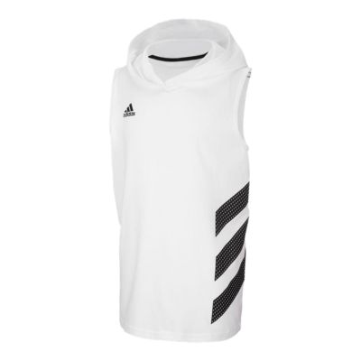 sleeveless sports hoodie