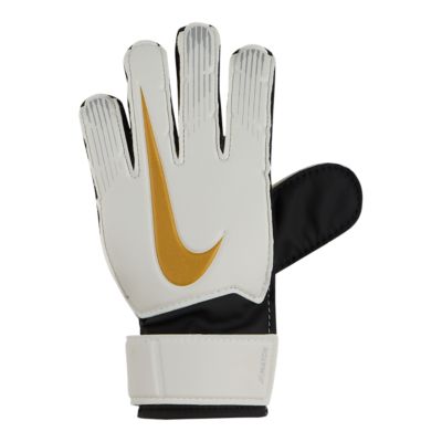 black and gold football gloves