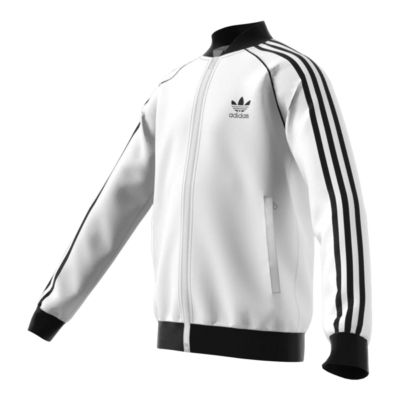 adidas sst track jacket white