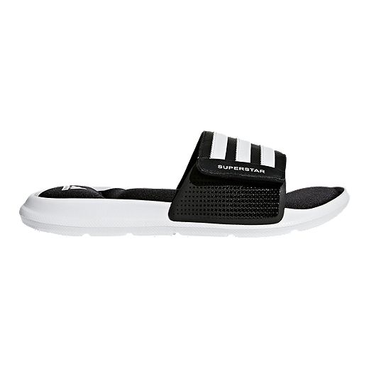 Men's Superstar Sandals - Black/White Sport Chek