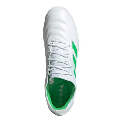 adidas copa 19.1 white green