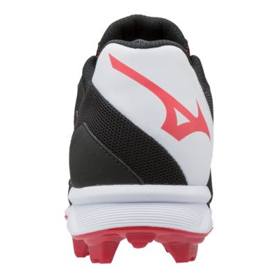 red and black mizuno cleats