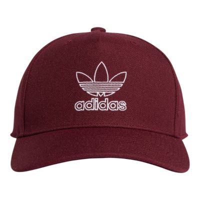 maroon adidas cap