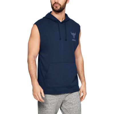 under armour sleeveless hoodie the rock