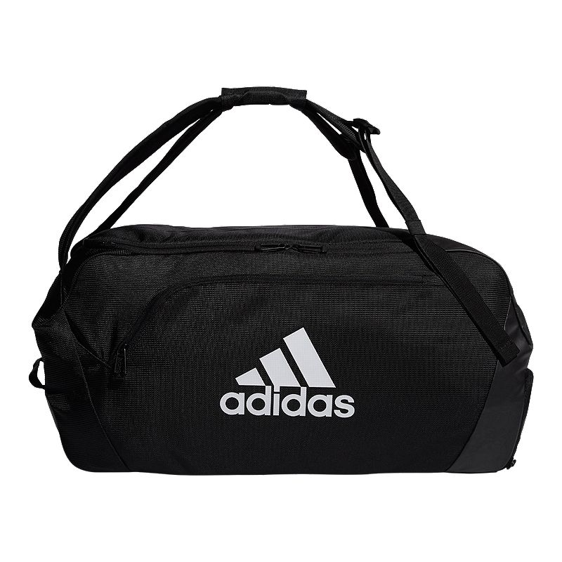 Bag Adidas Performance Convertible 3 Stripes Duffel M Black Black White Snowboard Online Eu