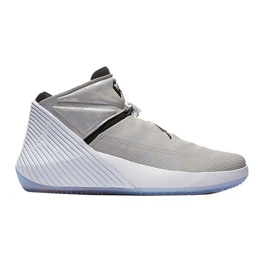 Nike Men's Jordan Why Not  Basketball Shoes - Grey/Black/White |  Sport Chek