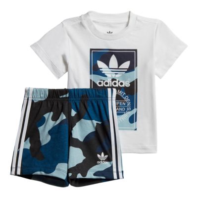boys adidas short set