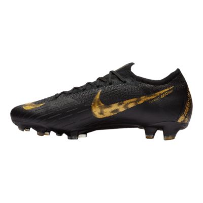 black and gold nike vapor cleats