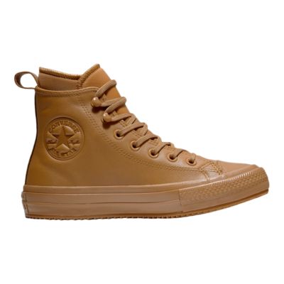 converse chuck taylor all star waterproof high top boot caramel