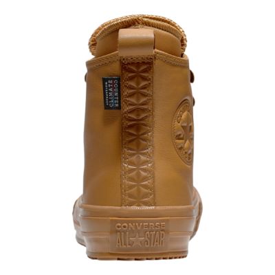 converse chuck taylor all star waterproof high top boot caramel