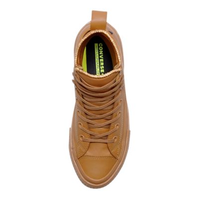 converse chuck taylor all star waterproof high top boot caramel