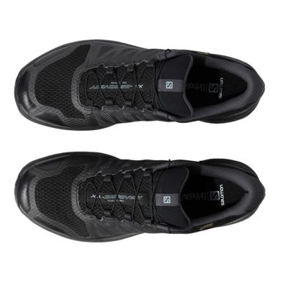 salomon black trail running shoes