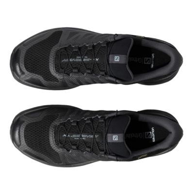 salomon black running shoes