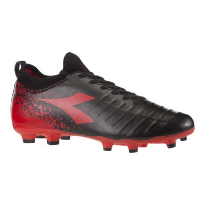red diadora football boots