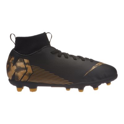 black nike mercurial soccer cleats