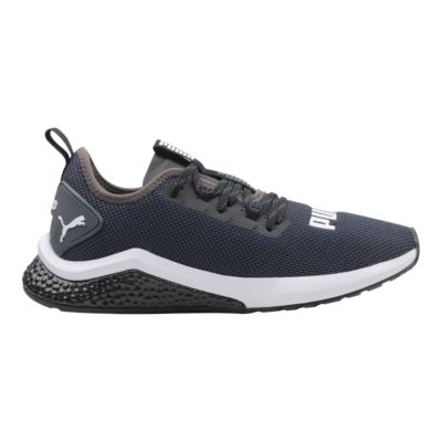 puma black training shoes