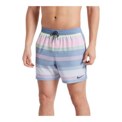 nike linen racer swim trunks