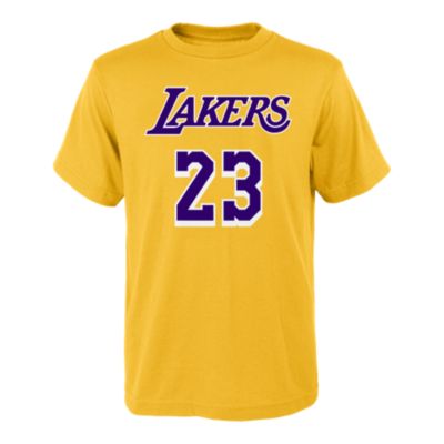 LA Lakers Youth LeBron James Player Tee 