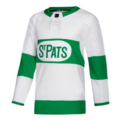 toronto maple leafs wearing st pats jerseys