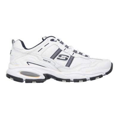 all white leather skechers