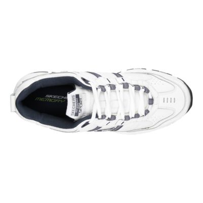 all white leather skechers