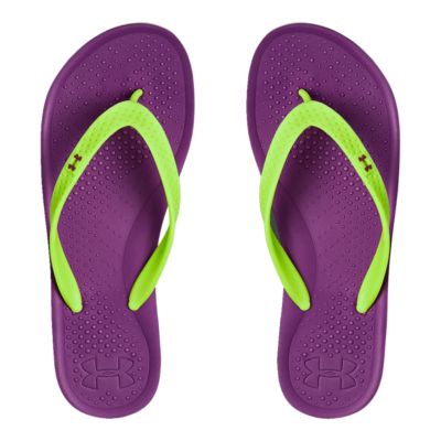 under armour youth flip flops